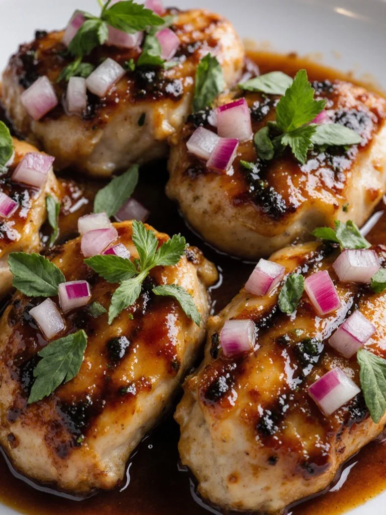 Glazed Honey Lime Chicken with Avocado Rice Stack Bowl Bliss