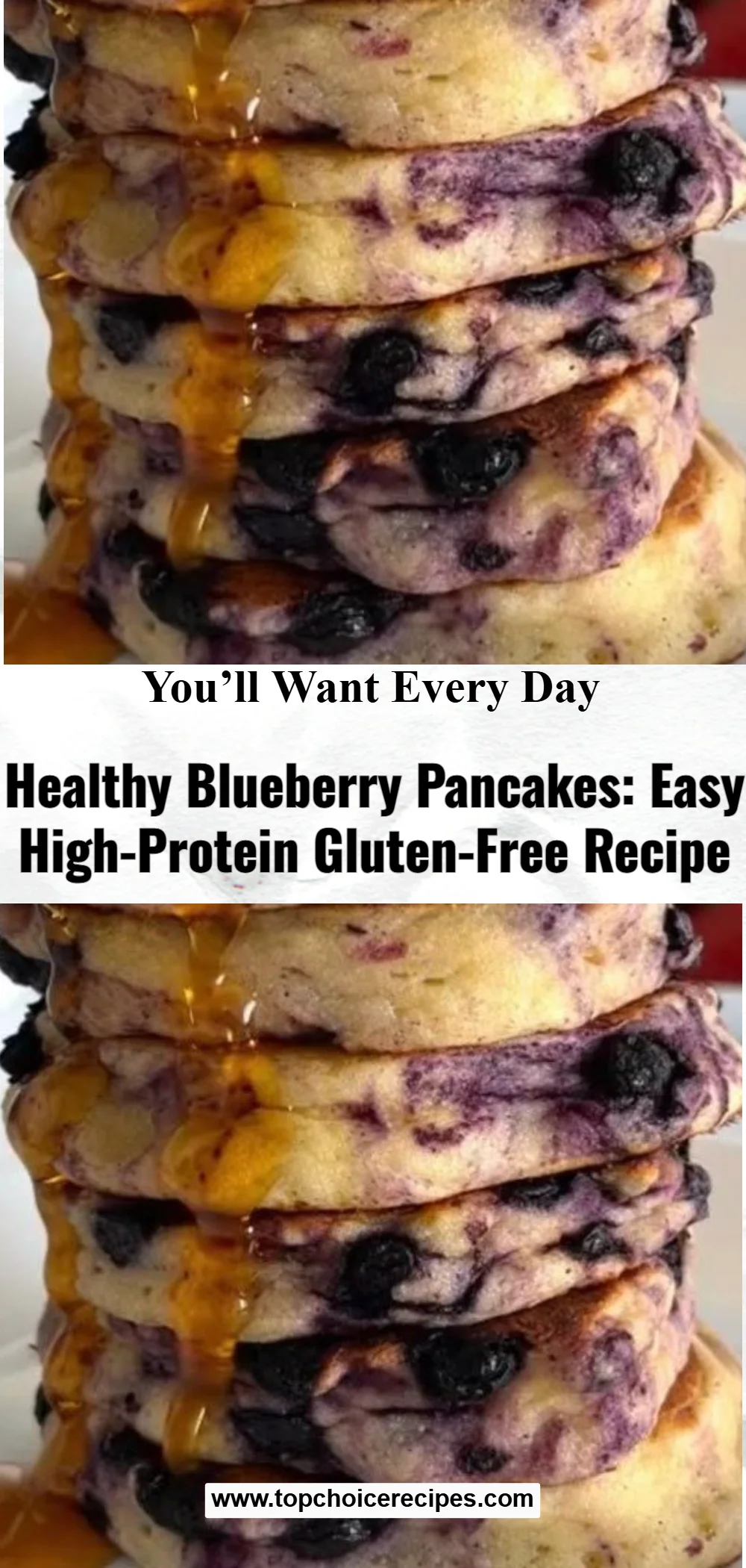 Healthy Blueberry Pancakes 5 Healthy Blueberry Pancakes