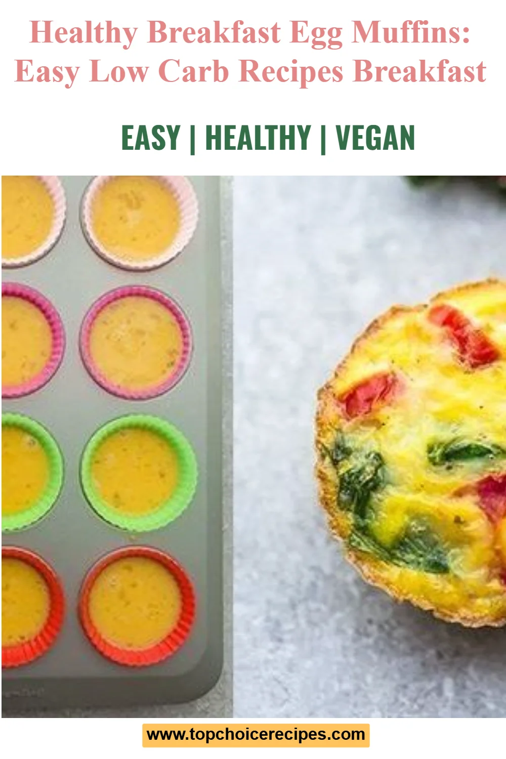Healthy Breakfast Egg Muffins 6 Healthy Breakfast Egg Muffins