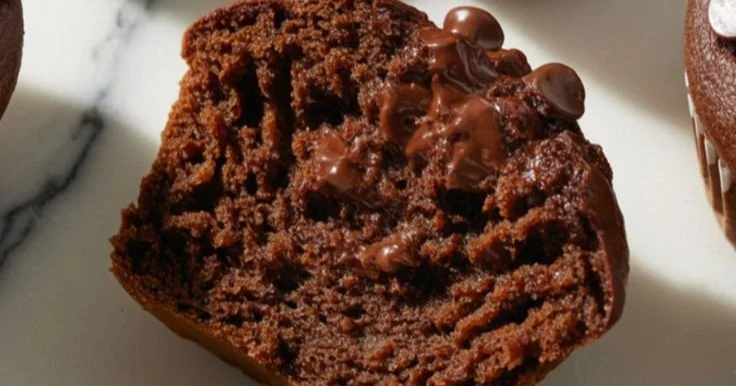 Healthy Chocolate Chip Greek Yogurt Muffins