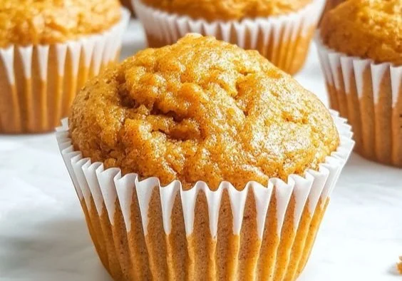 Healthy Greek Yogurt Pumpkin Muffins