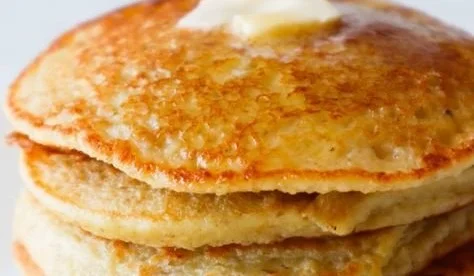 Healthy Oatmeal Apple Pancakes