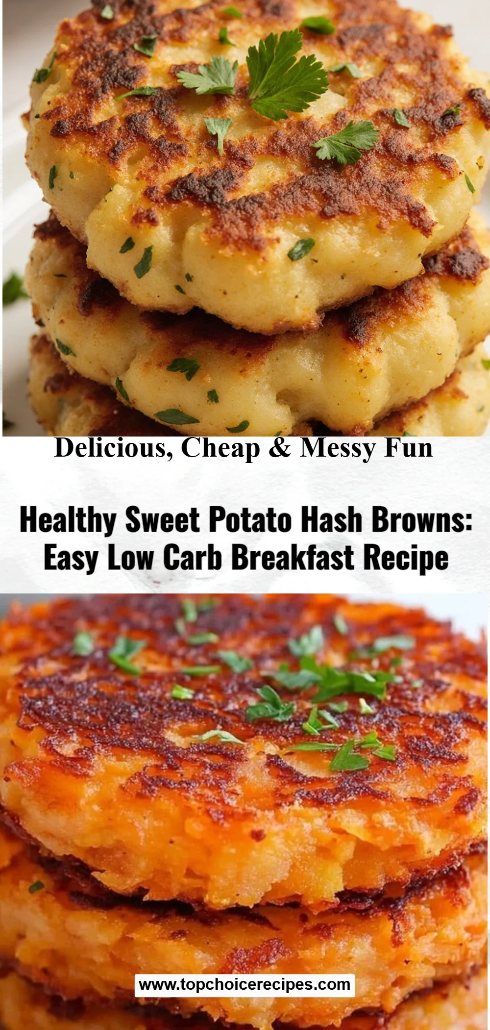 Healthy Sweet Potato Hash Browns