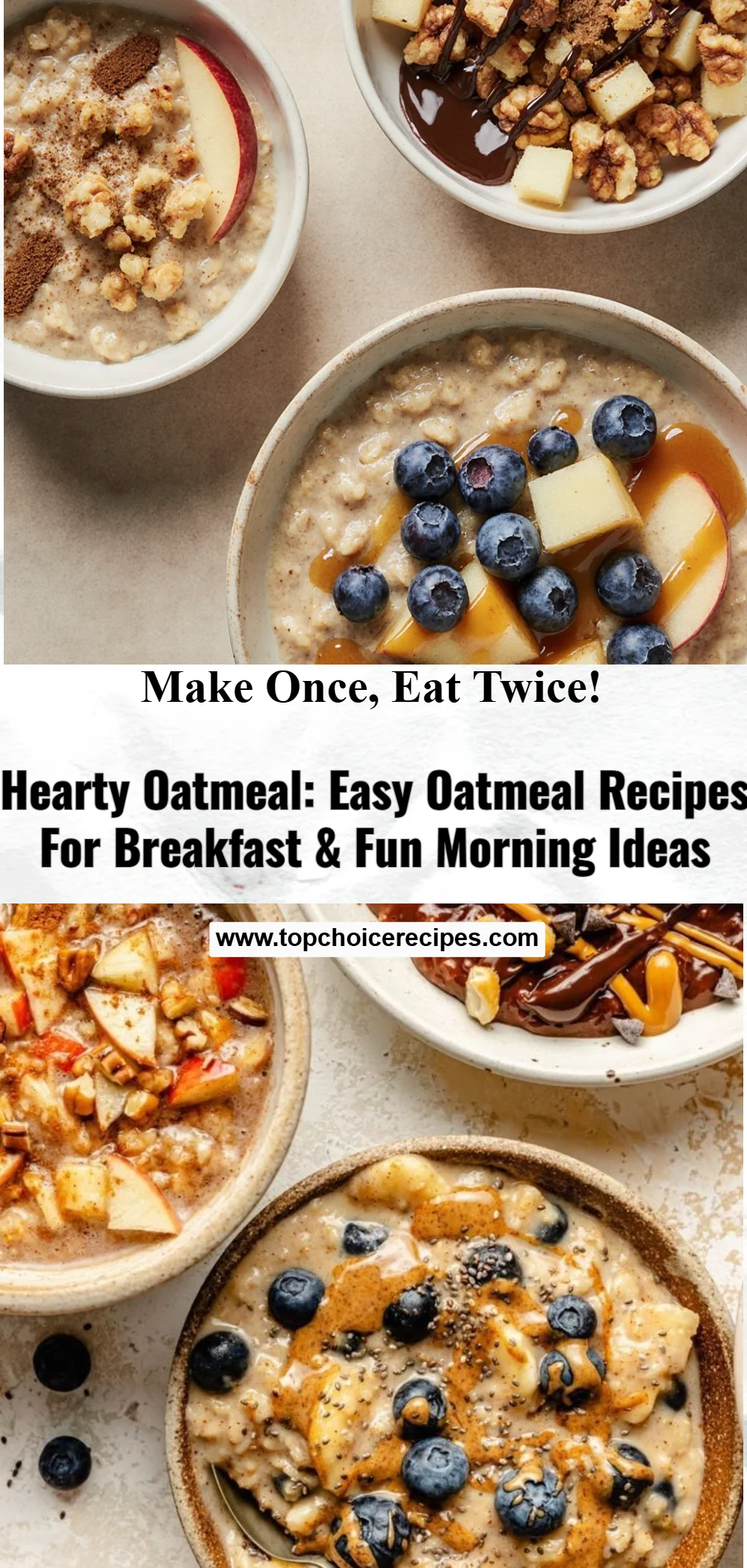 Hearty Oatmeal 6 Hearty Oatmeal