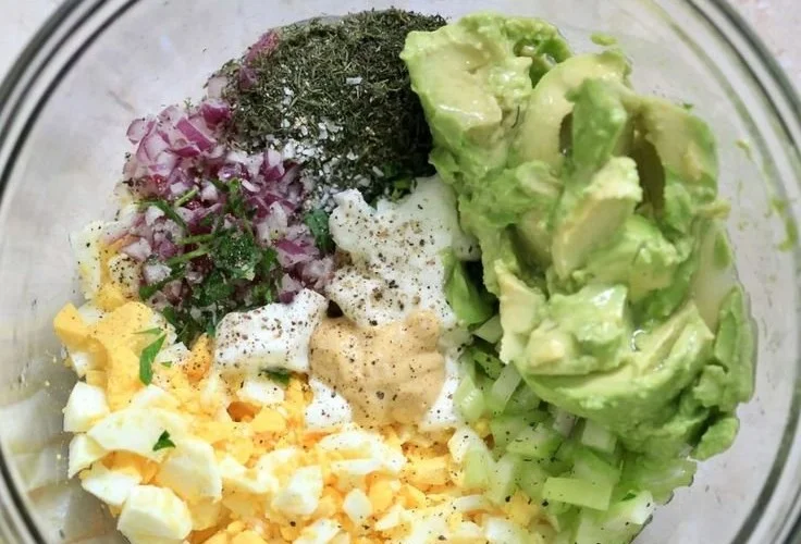 Herby Avocado Egg Salad