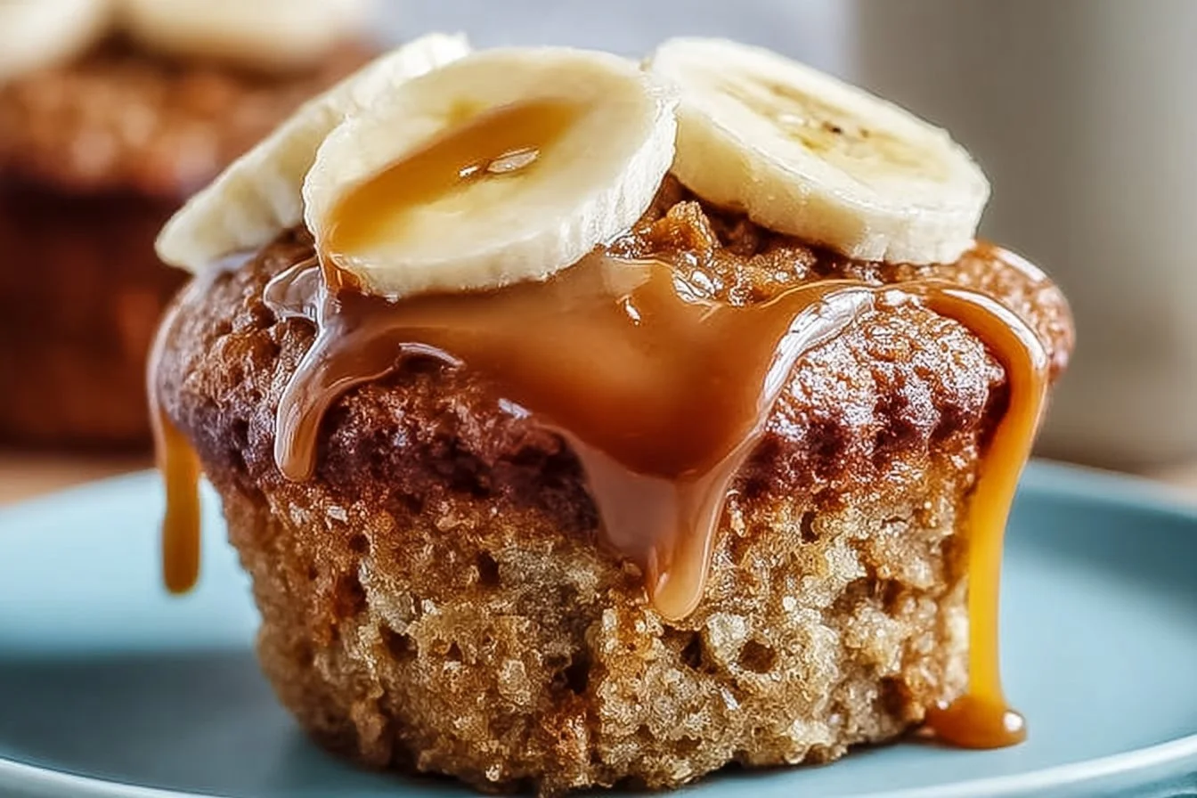 High-protein banana muffins fresh out of the oven