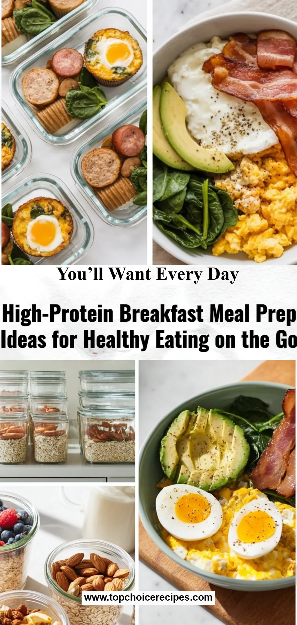 High-Protein Breakfast Meal Prep Ideas