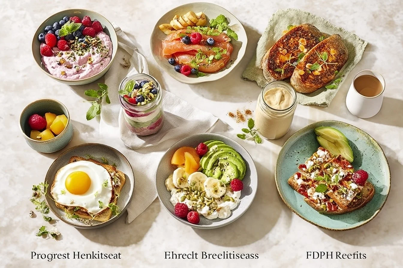 High-protein breakfast muffins baked and ready to serve