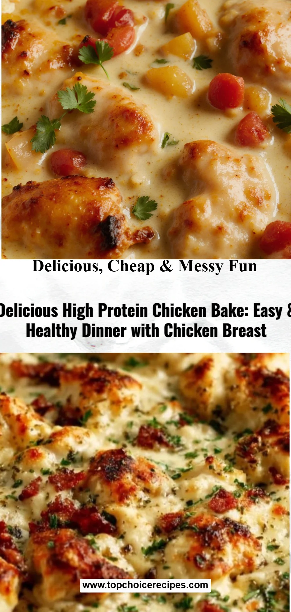 High Protein Chicken Bake