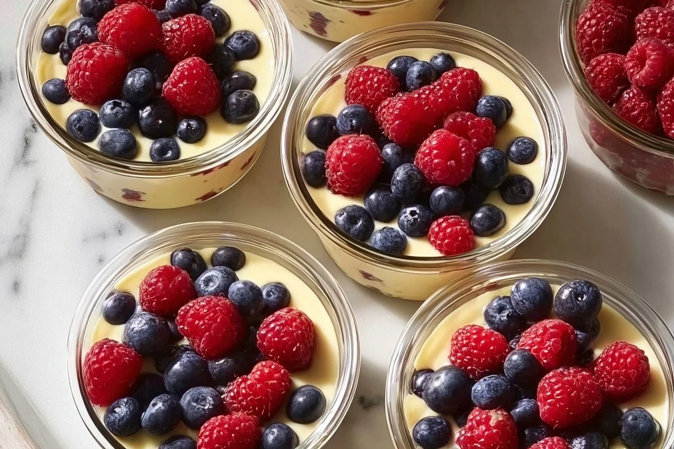 High Protein Pancake Bowls 5 High protein pancake bowls topped with fresh fruits and nuts for a nutritious breakfast.