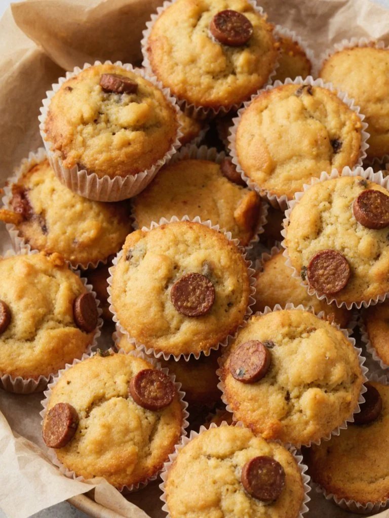 High-Protein Pancake Sausage Mini Muffins 4 High-protein pancake sausage mini muffins for a nutritious breakfast