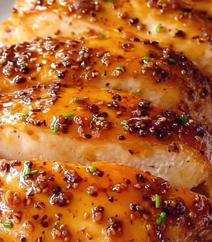 Honey Dijon Garlic Chicken Breasts