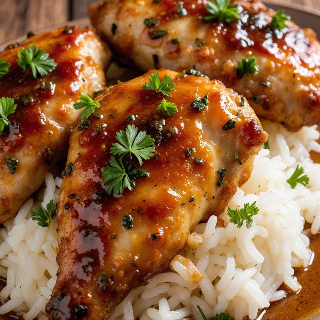 Honey Garlic Chicken Breasts 6 Honey Garlic Chicken Breasts