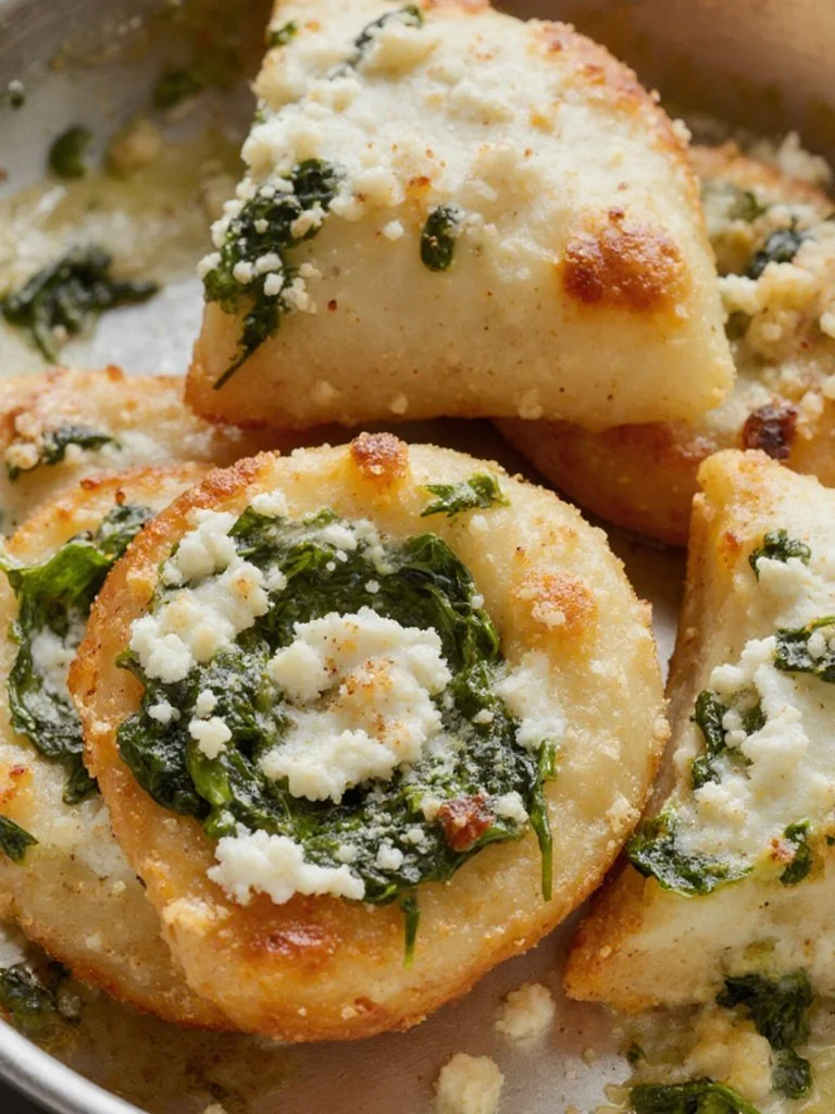 Irresistibly easy spinach cottage cheese bagels fresh out of the oven