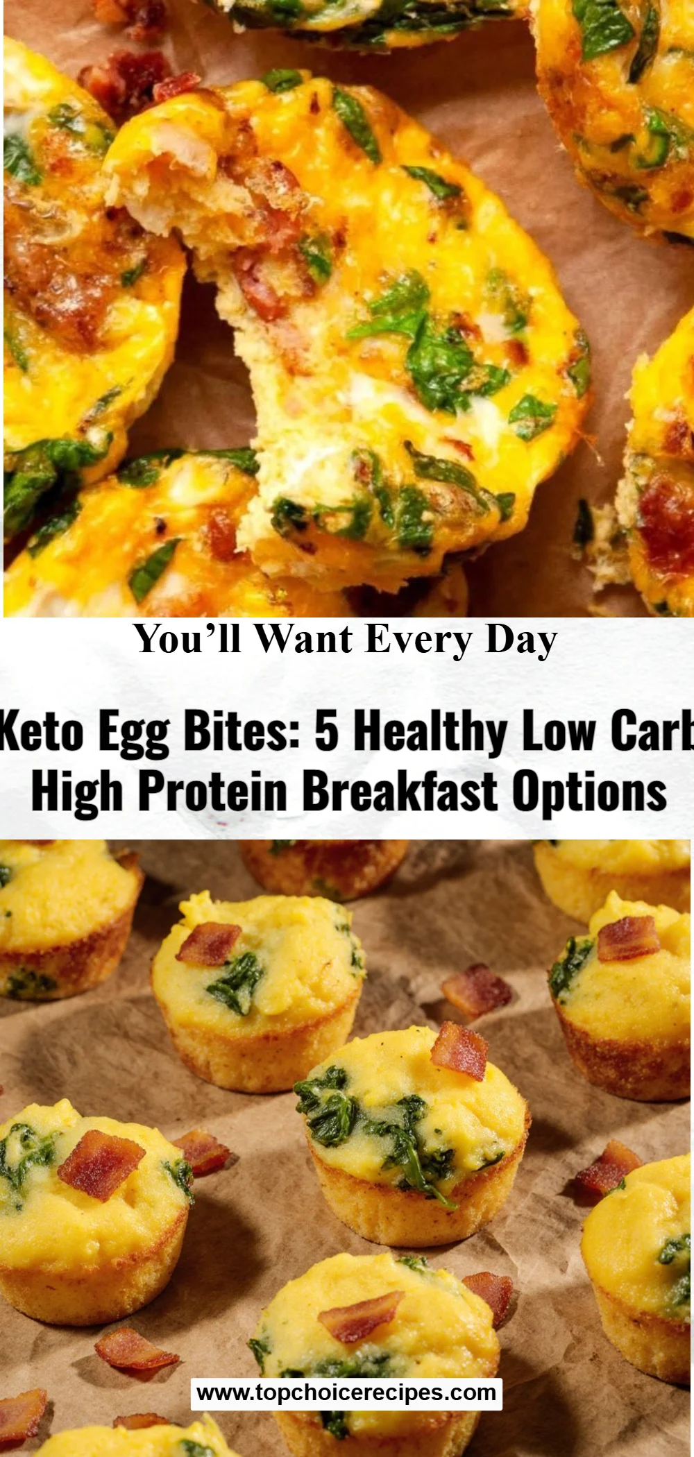 Keto Egg Bites (5 Ways!) 5 Keto Egg Bites (5 Ways!)