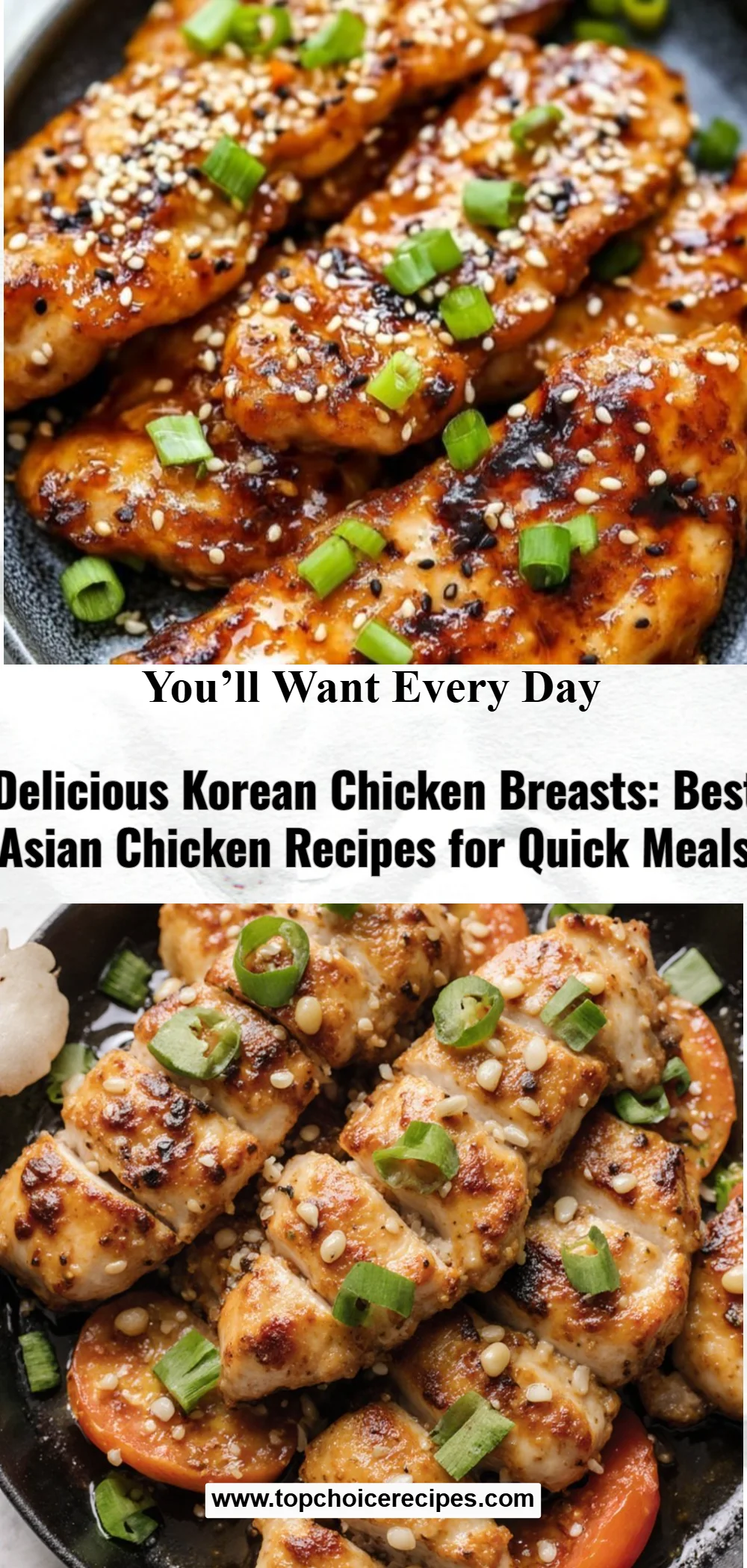 Korean Chicken Breasts 6 Korean Chicken Breasts