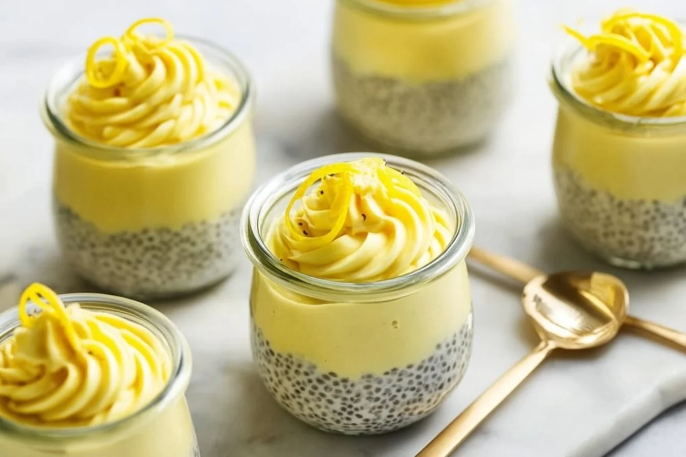 Home 18 Lemon Cream Chia Pudding