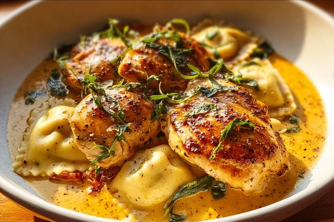 Home 20 Marry Me Chicken and Ravioli
