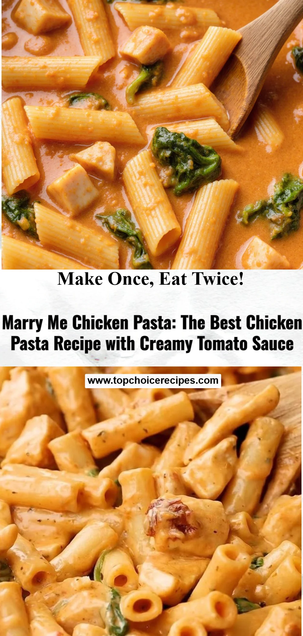 Marry Me Chicken Pasta