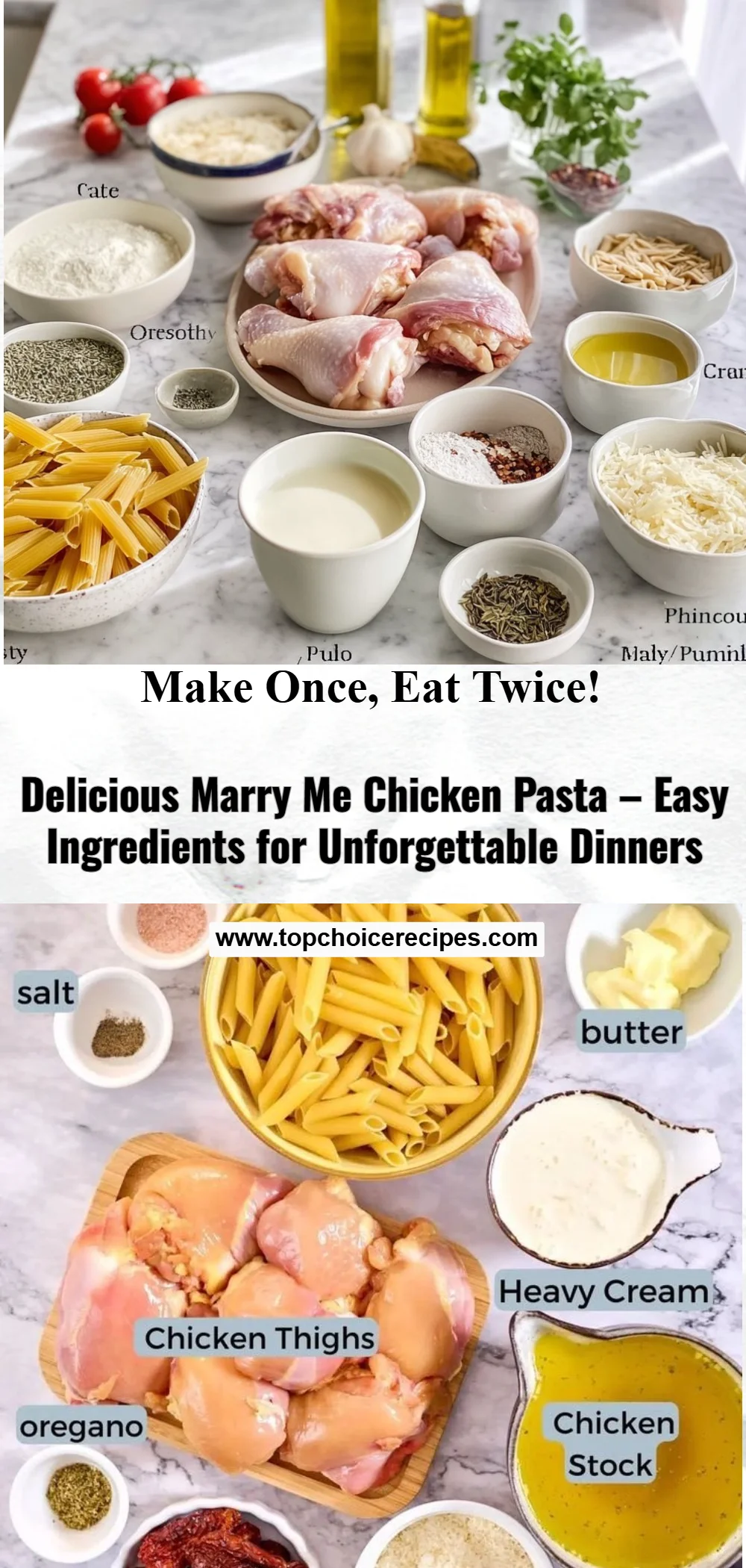 Marry Me Chicken Pasta