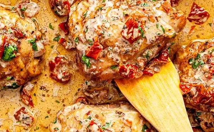 Marry Me Chicken with Creamy Sun-Dried Tomato Sauce