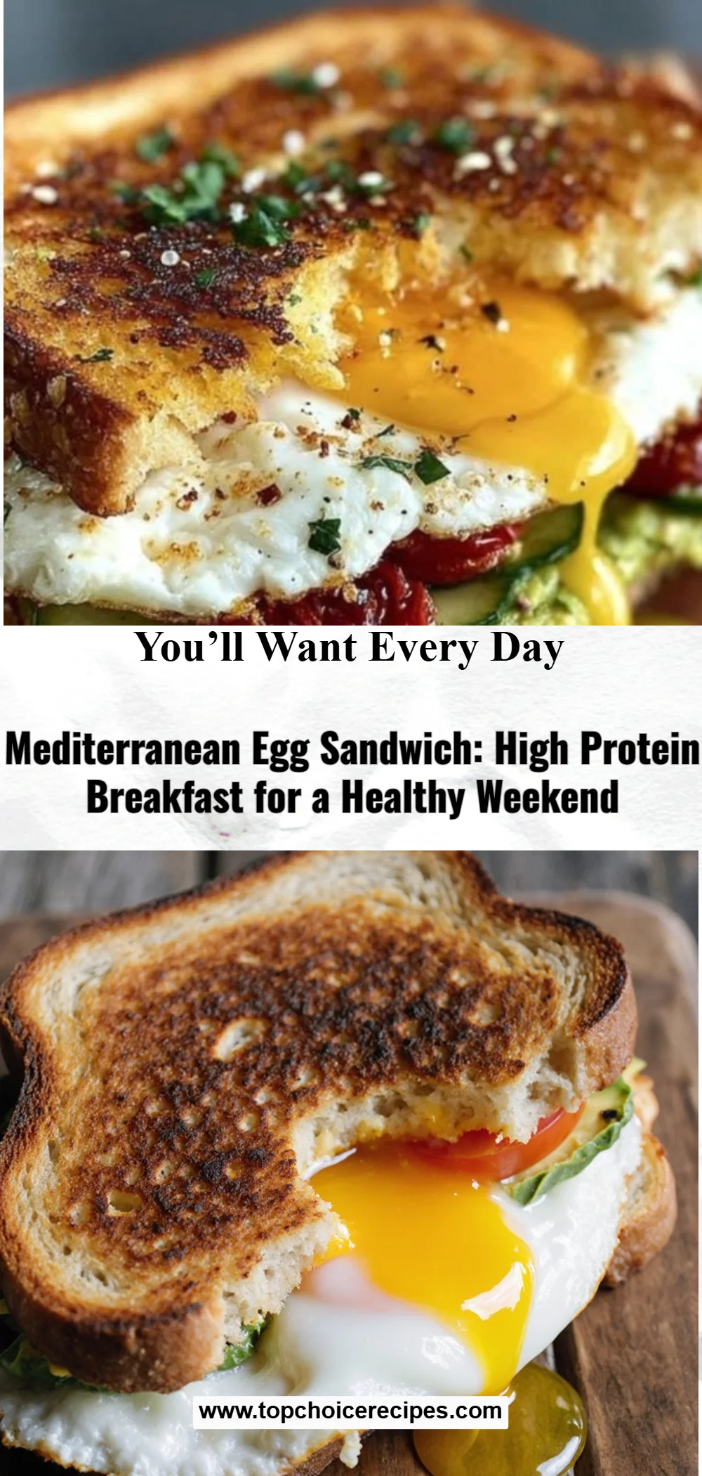 Mediterranean Breakfast Sandwich 6 Mediterranean Breakfast Sandwich