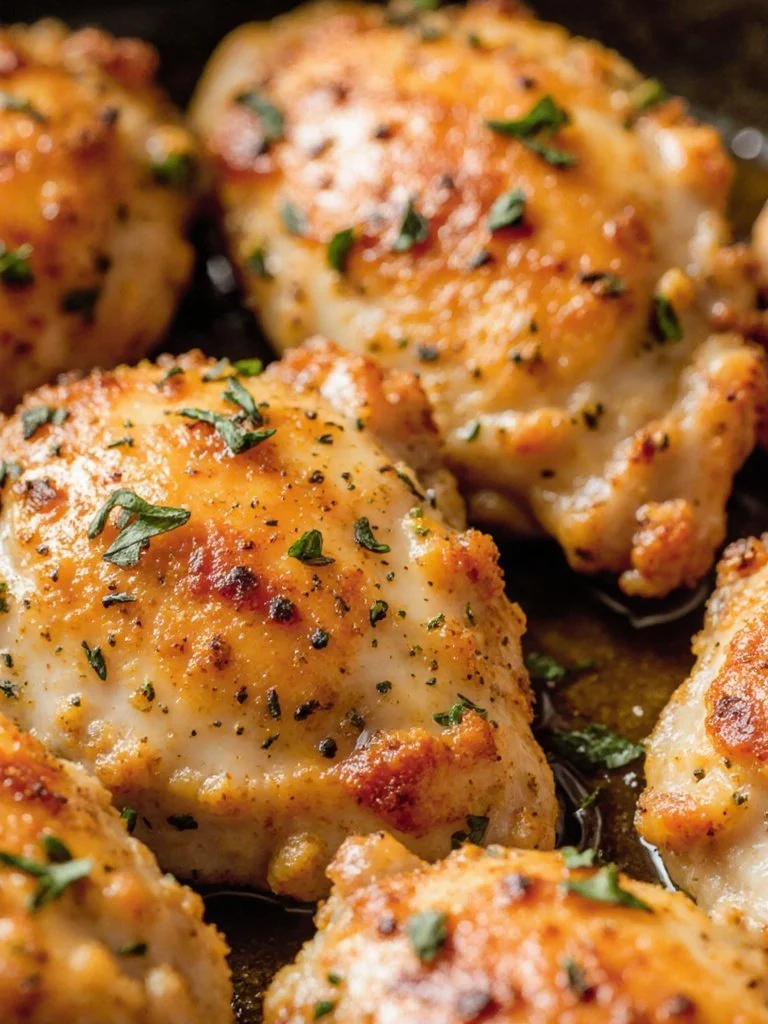 Melt-in-your-mouth chicken breast served with herbs and spices.