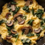 mushroom spinach scrambled eggs 2026 04 09 011611 1 Top choice recipes