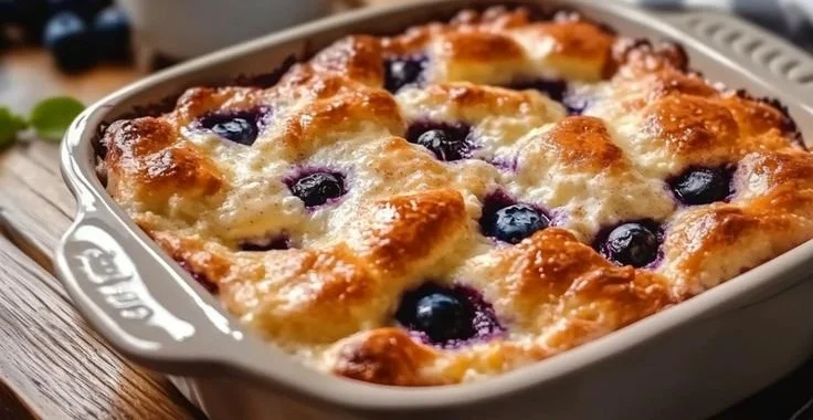 Optimized Blueberry Cottage Cheese Breakfast Bake