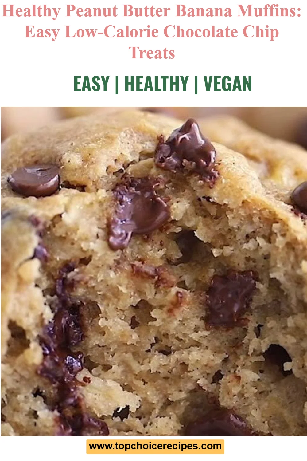 Peanut Butter Banana Muffins