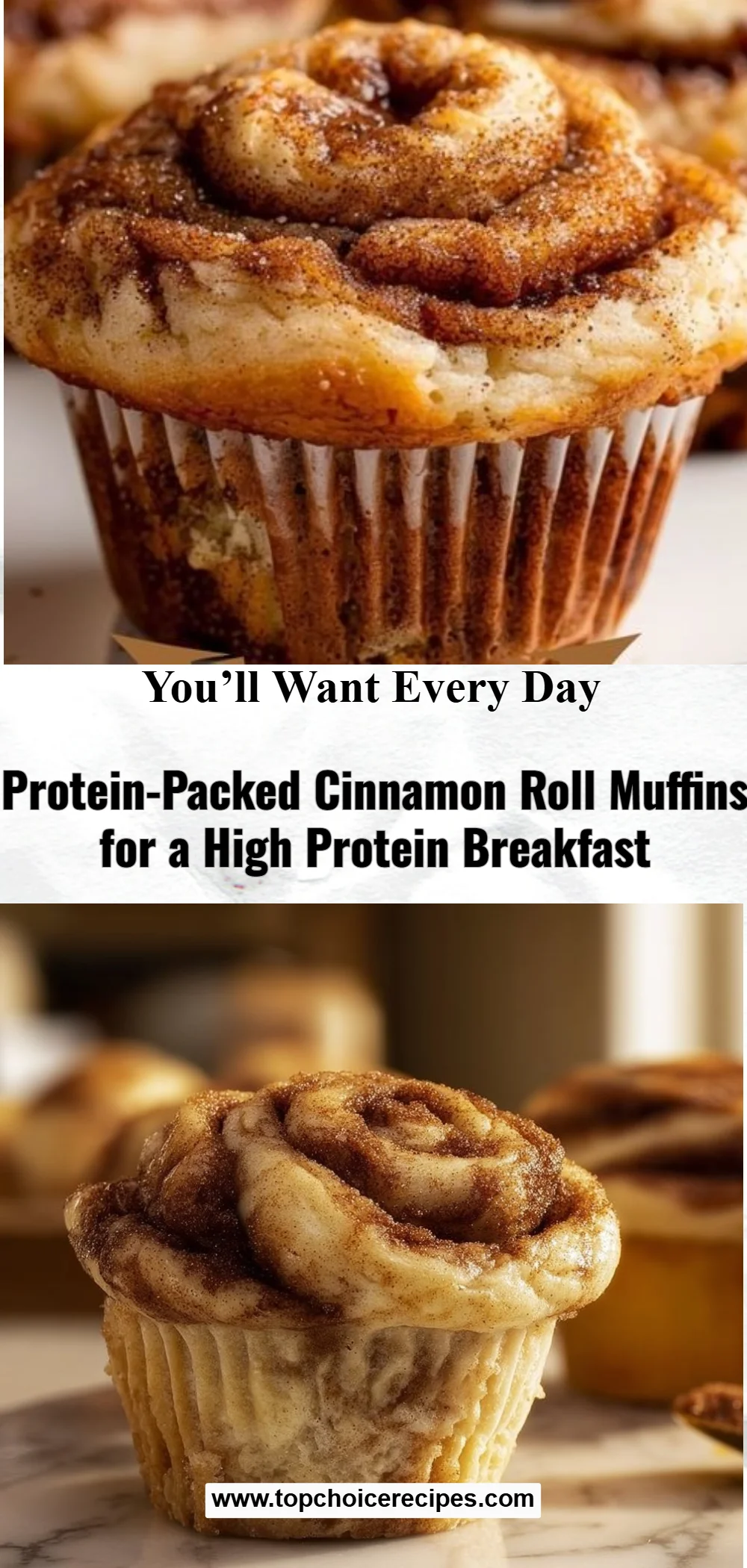 Protein-Packed Cinnamon Roll Muffins 6 Protein-Packed Cinnamon Roll Muffins