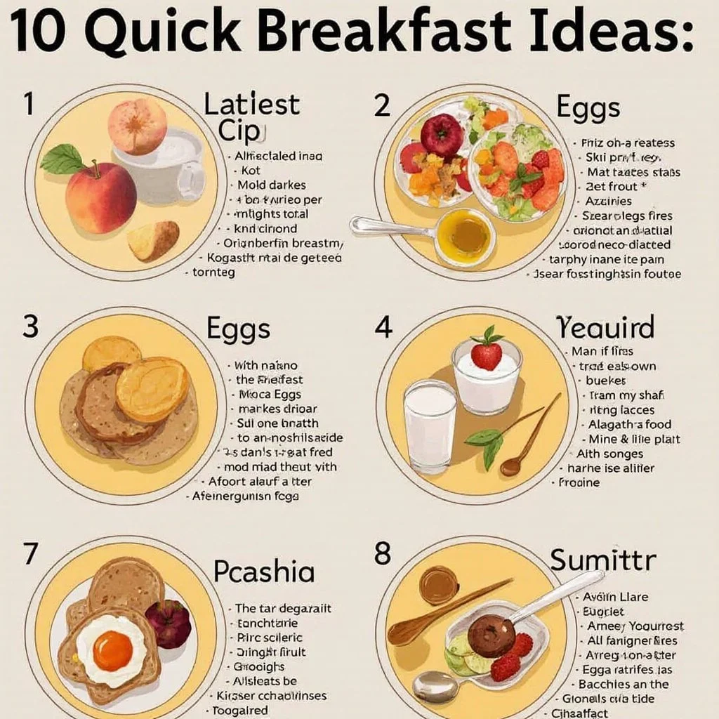 Healthy quick breakfast ideas for busy mornings.