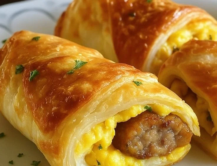Sausage Egg Breakfast Roll-Ups