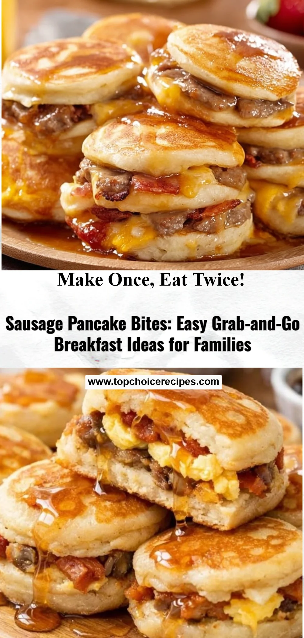 Sausage Pancake Bites 6 Sausage Pancake Bites