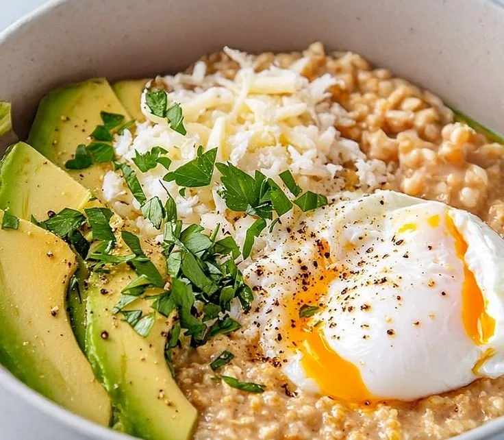 Savory Avocado Oatmeal 5 Savory Avocado Oatmeal