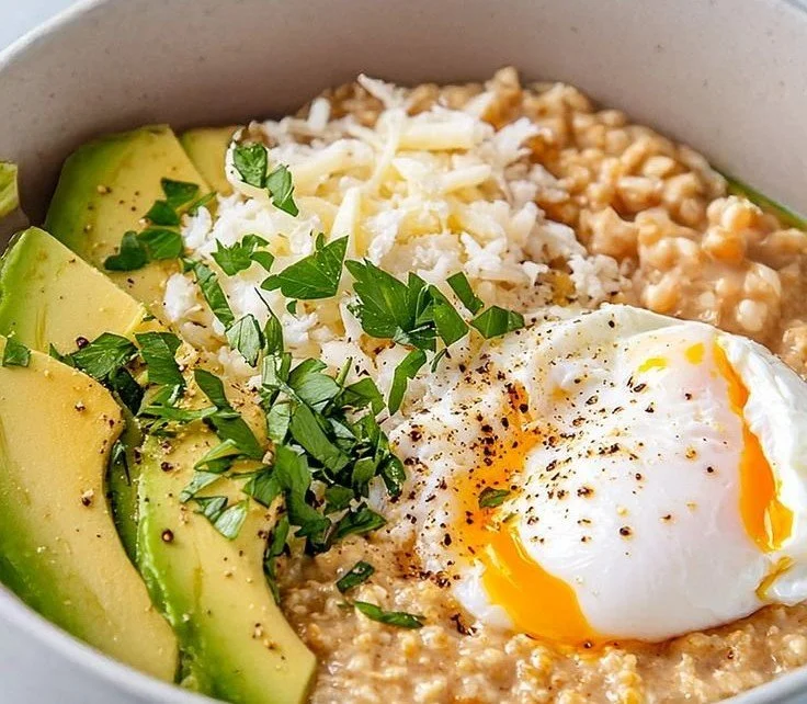 Savory Avocado Oatmeal 6 Savory Avocado Oatmeal