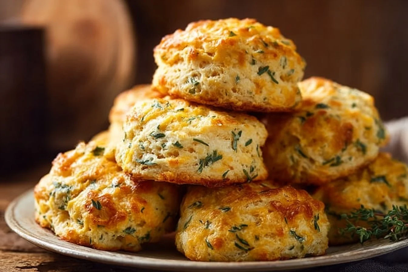 Savory Protein Egg Biscuits freshly baked for a nutritious snack