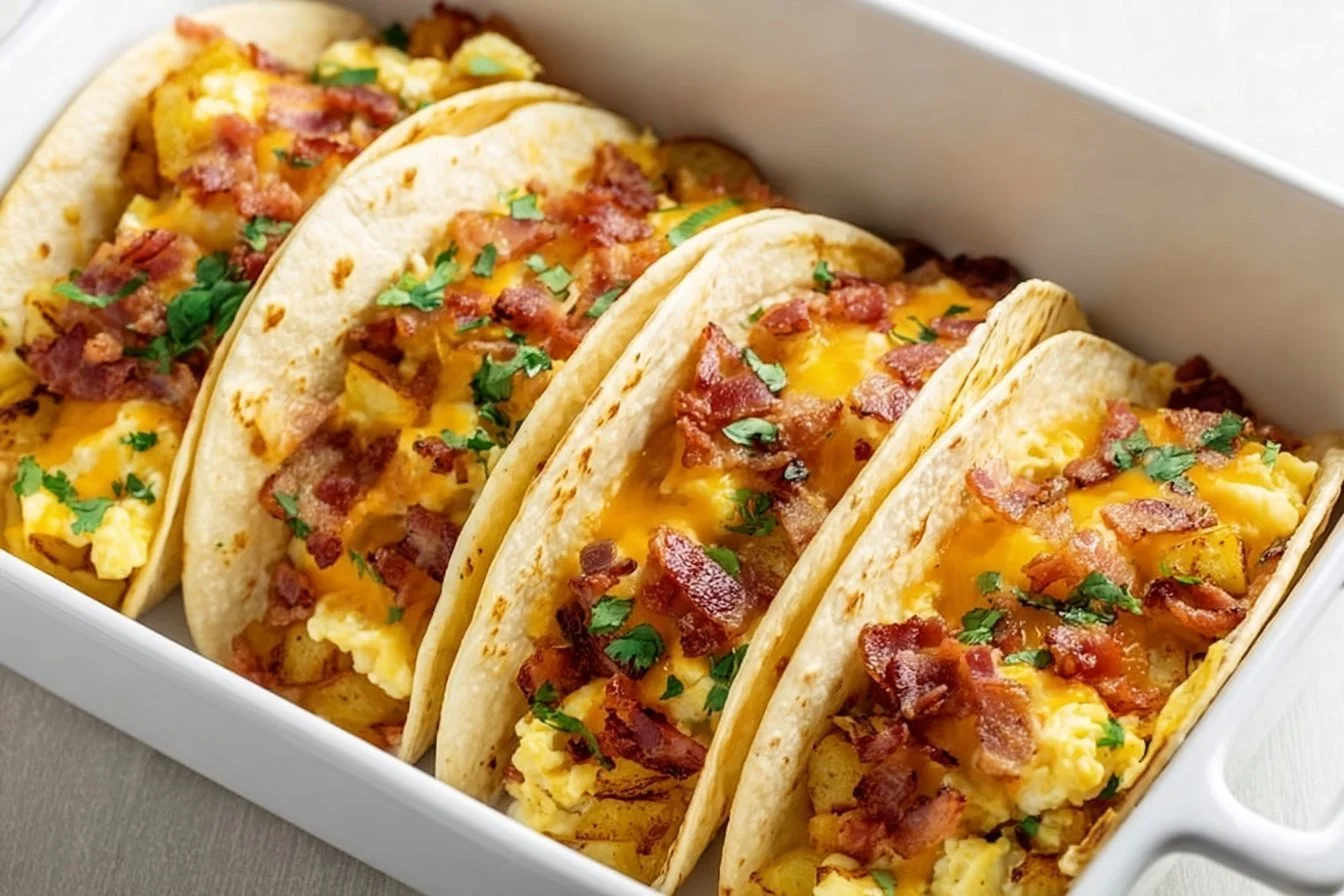 Tasty Baked Breakfast Tacos 7 Tasty Baked Breakfast Tacos