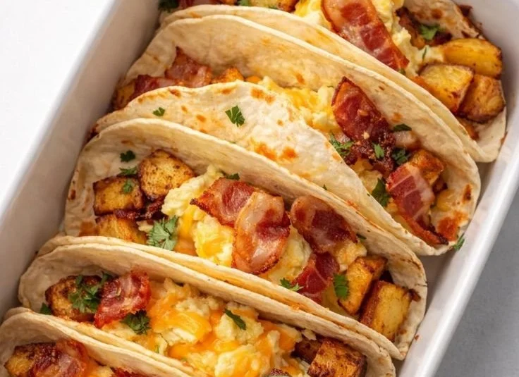 Tasty Baked Breakfast Tacos 8 Tasty Baked Breakfast Tacos