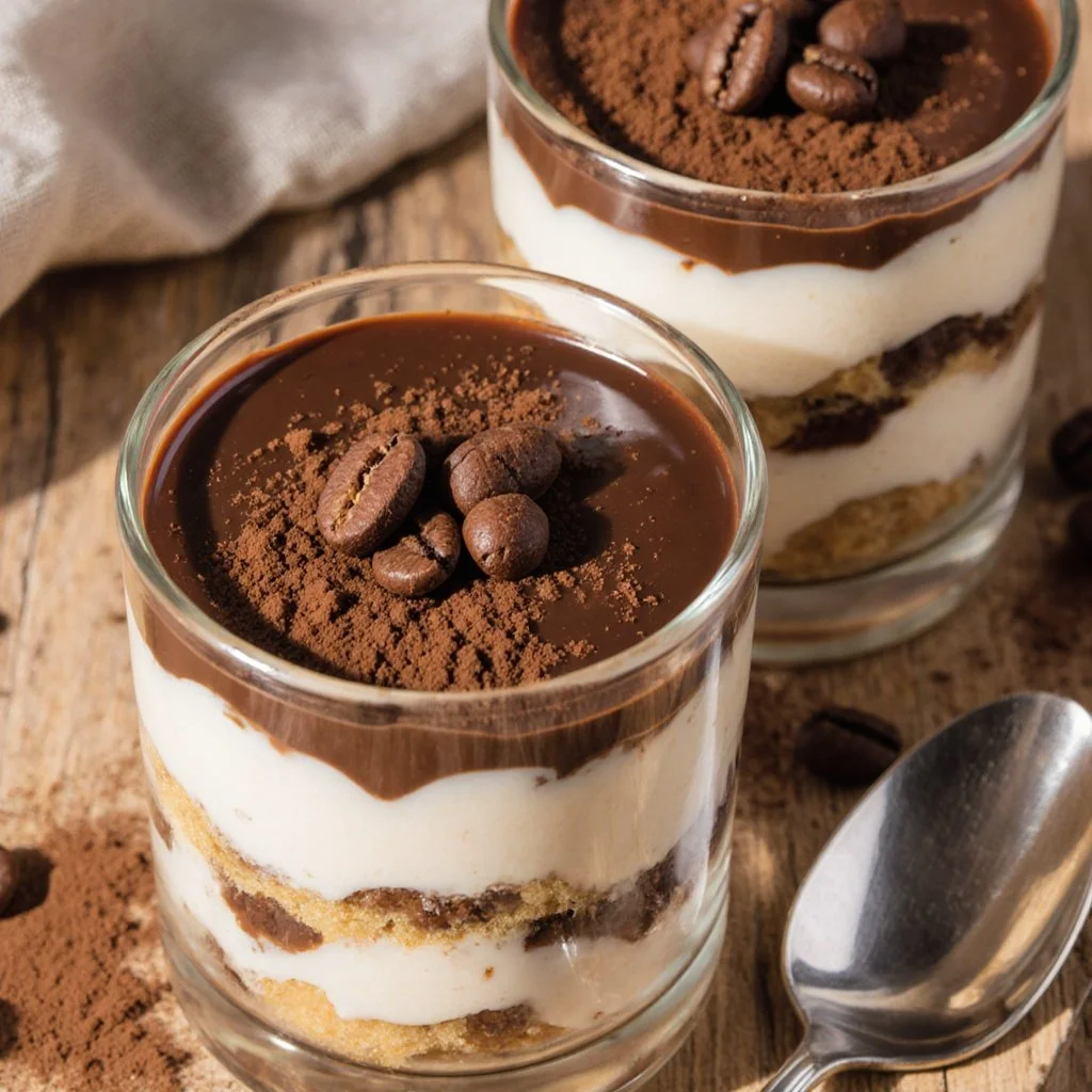 Tiramisu Chia Pudding With Greek Yogurt
